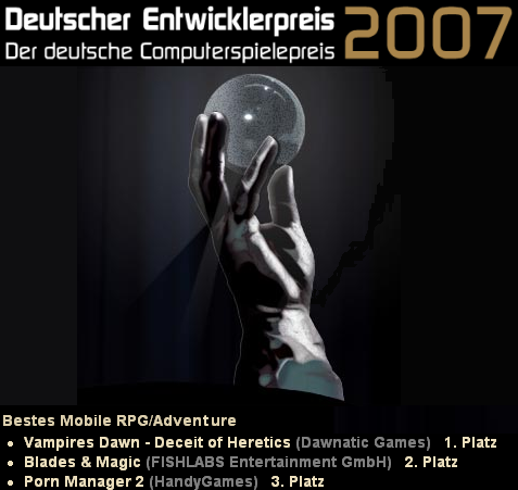 Deutscher Entwicklerpreis 2007